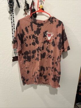 Coors Rodeo Tie-Dye Tee in Brown and Black